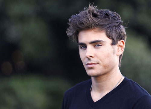 Zac Efron poses for a photo in Marina del Rey