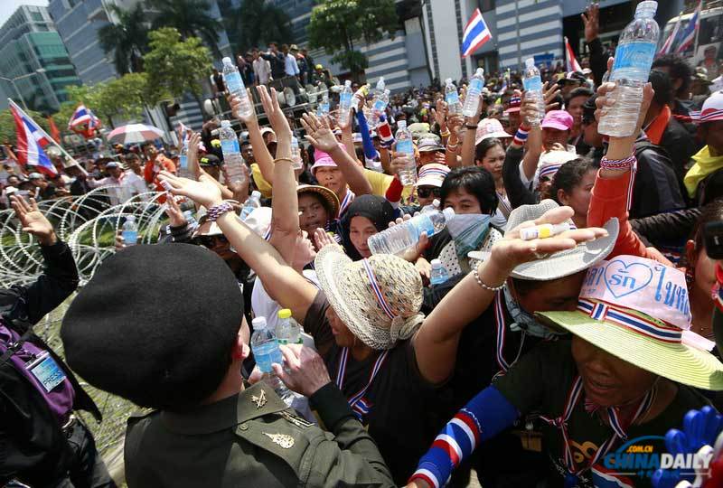 泰國反對派醞釀更大規模示威 試圖使泰國大選無效化
