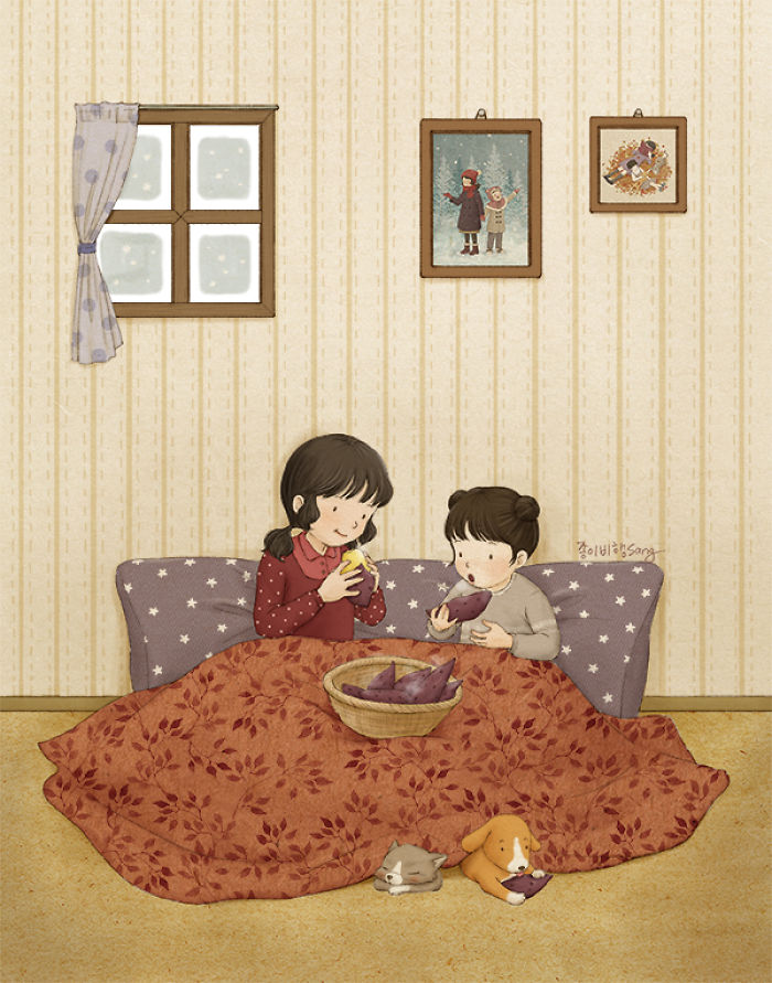 有親姐妹是什么感覺？讓插畫師來告訴你（組圖）