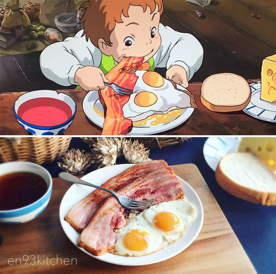 看著就好想吃的宮崎駿動畫美食的現實版在這里?。ńM圖）